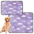 thumbnail image 1 of RMDQTR 2Pack Set of Medium and Large Pet Potty Pads Reusable Ultra-Absorbent Pet Training Pads Leak-Proof Pet Pads Rain Clouds and Golden Droplets, 1 of 7