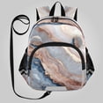 thumbnail image 1 of RMDQTR Adorable Ear-Print Backpack with Reflective Strip and Anti-Lost Leash Adjustable Shoulder Straps Mini Travel Backpack Pastel Agate Gilded Veil, 1 of 7