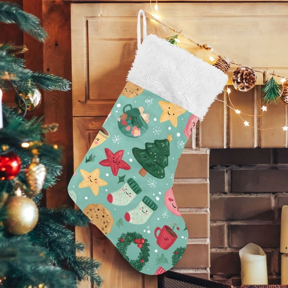 RMDQTR Christmas Stockings for Xmas Gifts - Large Size Festive Holiday Decor for Family Christmas Items