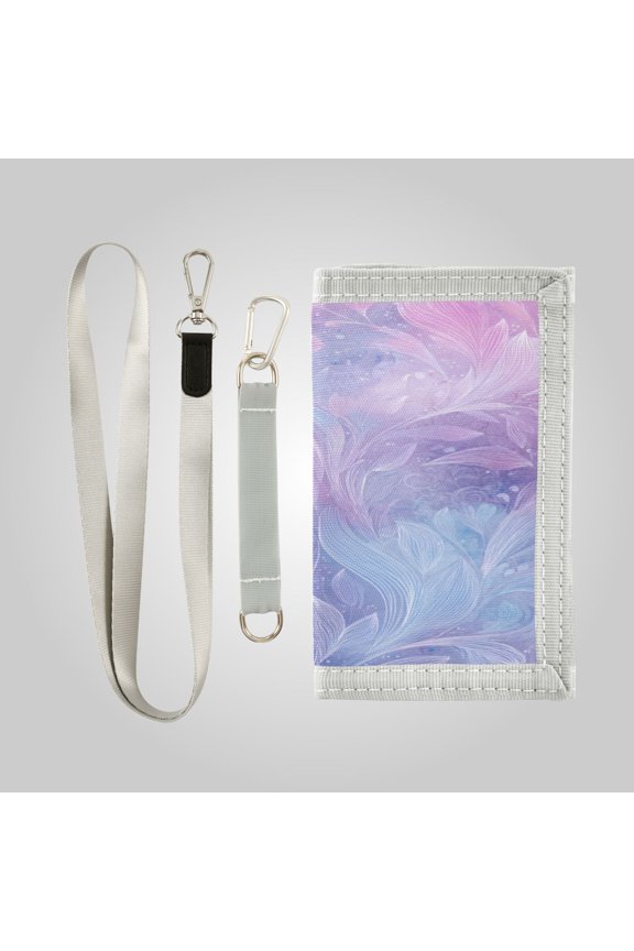 Cute Novelty Wallet Stylish Foldable Wallet The Perfect Gift Ethereal Starry Leaves