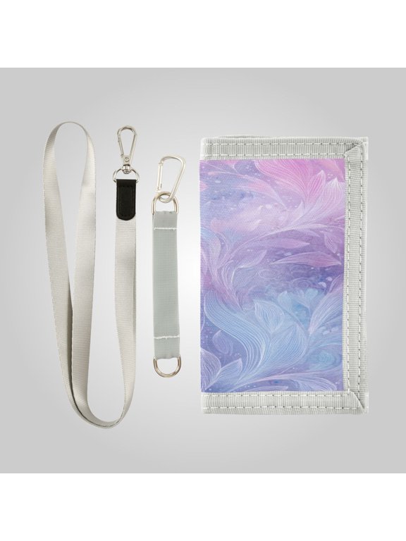 Cute Novelty Wallet Stylish Foldable Wallet The Perfect Gift Ethereal Starry Leaves