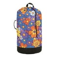 thumbnail image 1 of RMDQTR Durable Large Laundry Backpack with Drawstring Closure Ideal for Laundry Trips,Travel&Camping Realistic Floral Pattern, 1 of 7