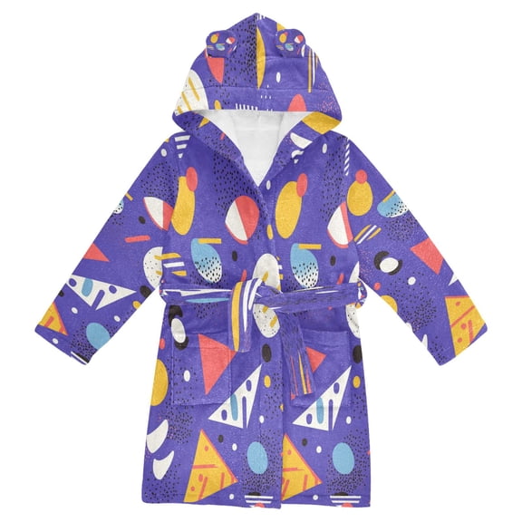 RMDQTR Hooded Fleece Bathrobe with Removable Belt and Pockets Soft and Absorbent for Home, Pool, Beach, Halloween, and Christmas Wear Inspired