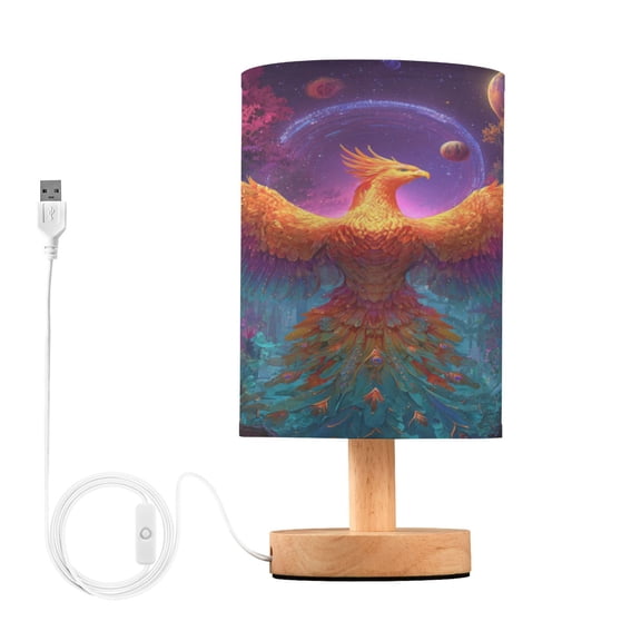 RMDQTR LED Push-Button Switch Warm-Tone Desk Lamp Plug-and-Play No Assembly Required Majestic Phoenix