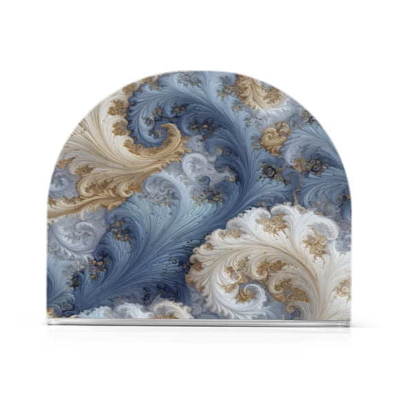RMDQTR Napkin Holder Acrylic Napkin Holder for Table Kitchen Restaurant Living Room Home Decor Stylish Decorative Napkin Holder Fit 50-60 Napkins Palace Construction