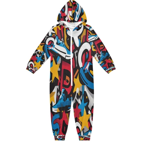 RMDQTR Ultra-Soft Crystal Velvet One-Piece Pajamas/Loungewear Fashionable Pattern