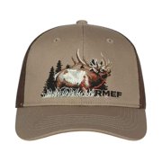 RMEF Men's Bull Hat Tan One Size Fits Most