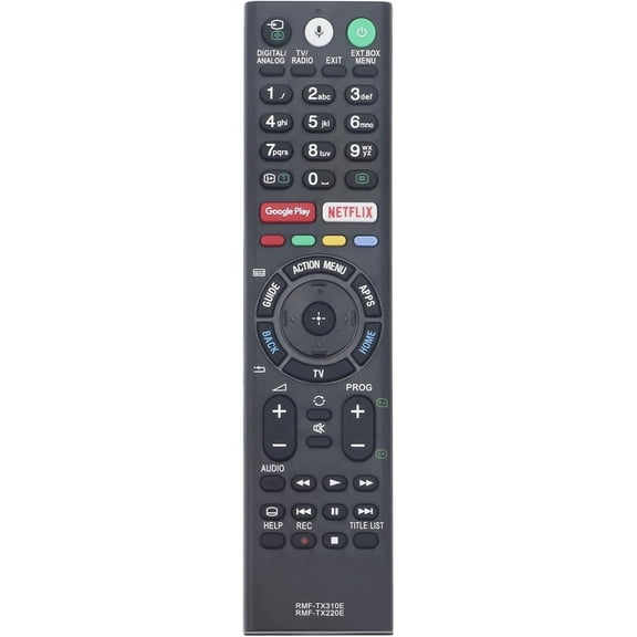 RMF-TX310E Replacement Voice Remote Control Commander fit for TV KD-43XG8388 KD-55XF8596 KD-55XF7596
