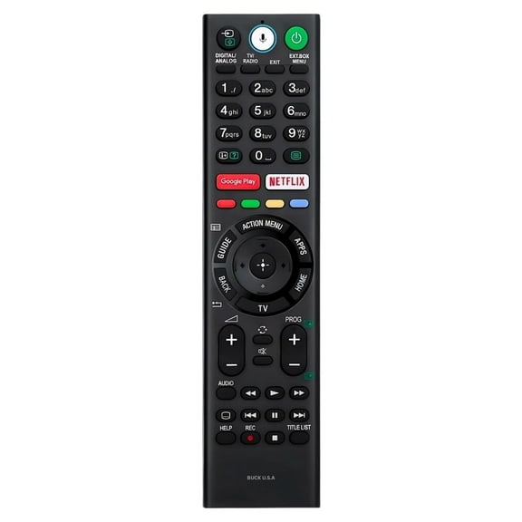 RMF-TX310U Remote Control Compatible with Sony Bravia – Voice Control, Bluetooth/IR, Easy Setup – Works with Bravia Smart TV, Android/Internet TV Models X900F, X850F, X950F, A8F, A9F