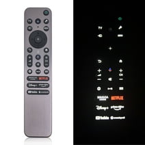 RMF-TX910U 2023 New Backlit Voice Replacement Remote Control Original for Most Sony 2023 TVs, Compatible with Sony 4Κ 8K HD TV, Includes Voice, Backlight and Metal Case