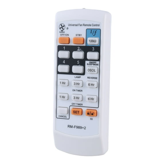 RMF989+2 Remote Control Manage Two Fan Simultaneously Easily English Version No Programming/Pairing Required