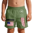 thumbnail image 1 of RMGVDSD 4Th Of July Boys Swim Trunks Boys Beach Shorts For Independence Day Red White Blue Print Swimming Trunks Holiday Casual Wear 3-4 Years, 1 of 5