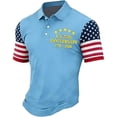 thumbnail image 1 of RMGVDSD 4th of July Polo Shirts for Men 250 Years America Anniversary Patriotic Shirt Short Sleeve Casual Collared Shirt For Independence Day Celebration Comfort Golf Shirts, 1 of 4