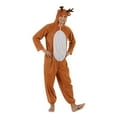 thumbnail image 1 of RMGVDSD Adult Halloween Onesie Pajamas Adults Onesies Reindeer Christmas Pajamas Unisex Men Women Deer Animal One Piece Party Jumpsuits Fashion Track Suits, 1 of 6