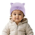 thumbnail image 1 of RMGVDSD Baby Beanie Winter Hats Cute Embroidered Cat Knit Hat Toddler Winter Warm With Ear Soft Cap Cold Weather Christmas Beanie Leisure Versatile 6-36 Months, 1 of 5