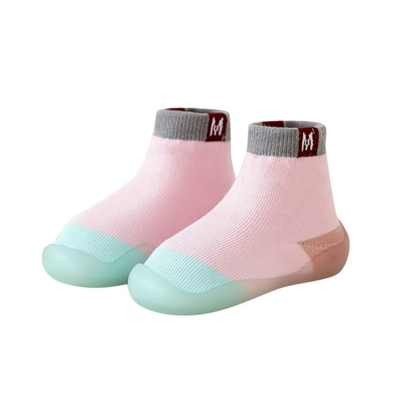 RMGVDSD Baby First Walking Shoes Summer Autumn Comfortable Infant Toddler Shoes Stripes Baby Sock Shoes Breathable Floor Sneakers Girl First Walker Shoes For 9-12 Months