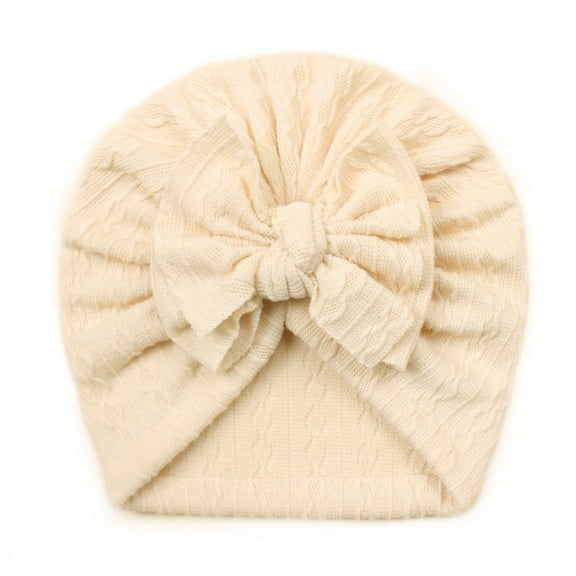 RMGVDSD Baby Girl Sleeping Hat Toddler Baby Boys Girls Cap Beanie Bowknot Elastics Turban Hat Soft Baby Nursery Hats