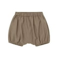 thumbnail image 1 of RMGVDSD Baby Girls Boys Bloomers Toddler Baby Cute Bloomer Shorts Solid Color Loose Basic Summer Plain Bloomers Shorts 2-3 Years/Khaki, 1 of 2