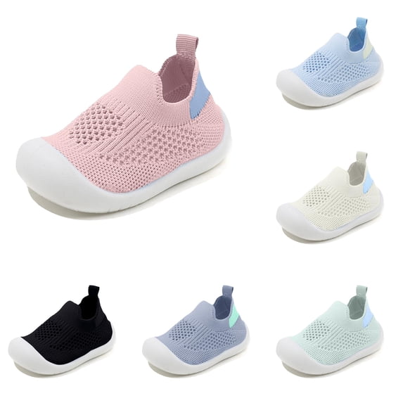 RMGVDSD Baby Shoes First Walking Shoes Baby Boys Girls Sock Shoes Breathable Non- Slippers On Sneakers
