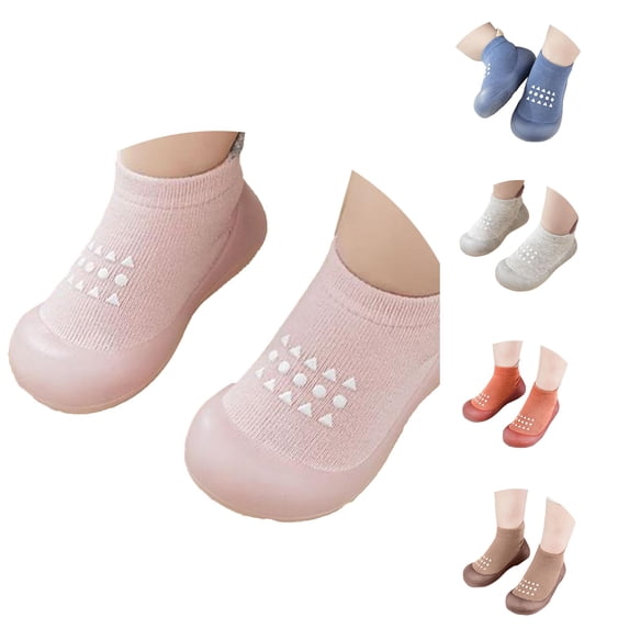 RMGVDSD Baby Sock Shoes Baby Walking Shoes Breathable Non- Slippers With Soft Rubber Sole Baby Boys Girls Shoes Sneakers