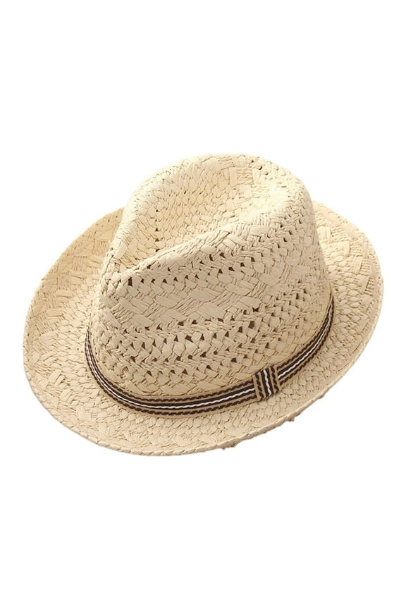 Baby Sun Hats Kids Sun Hat For Boys Girls Straw Summer Beach Outdoor Play Wide Brim Lightweight Breathable Adjustable Wide Brim Outdoor Hats