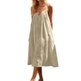 thumbnail image 1 of RMGVDSD Backless Cami Dress For Women 2026 Summer Sleeveless Spaghetti Strap Midi Dresses Loose Fit Casual Sundress Beach Long Dress Casual Party Dresses, 1 of 8