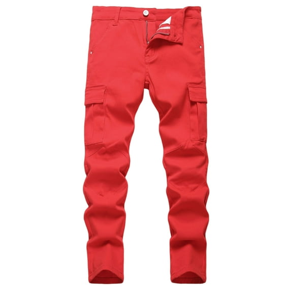RMGVDSD Big Boy's Skinny Fit Ripped Jeans Boys Jeans High Street Fashion Denim Pants Kids Slim Fit Distressed Stretch Denim Trousers Autumn Fashion Vintage 10-13 Years