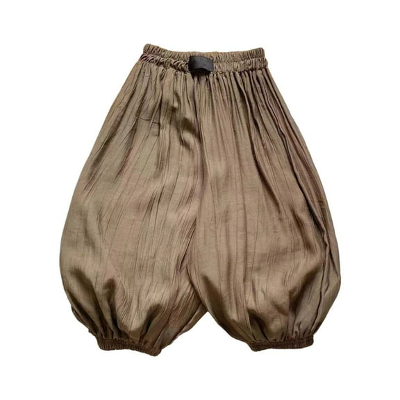 RMGVDSD Boys Cargo Pants Casual Toddler Boys Pants Comfortable Casual Jogger Pants With Elastic Cuff Soft Breathable Daily Wear 18-24 Months/Coffee