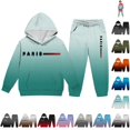thumbnail image 1 of RMGVDSD Boys Clothes 2Pcs Outfits Letter Graphic Hoodie Sweatshirts And Sweatpants Suit Kids Hooded Tracksuit Jogger Sets Casual Wear 5-6 Years, 1 of 7