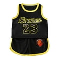 thumbnail image 1 of RMGVDSD Boys Clothes Boy Outfits Kids Sports Shorts Set Summer Quick Dry Basketball Outfit For Boys Girls Mesh Tank Tops And Shorts Sportswear Suit 10-11 Years, 1 of 3