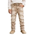 thumbnail image 1 of RMGVDSD Boys Distressed Jeans High Street Fashion Stretch Jeans Slim Fit Denim Pants For Kids Comfortable Ripped Denim Trousers Leisure Comfort Sweatpants, 1 of 9