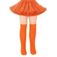 thumbnail image 1 of RMGVDSD Boys Girls Knee High Tube Socks Solid Color Stockings Soft Stretchable Over The Calf Socks Comfortable Kids Uniform Socks Cute School Clothes 7-12 Years, 1 of 3