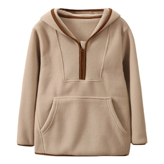 RMGVDSD Boys Hoodies Warm Quarter-Zip Pullover Hoodie Sweatshirt Lightweight Casual Sweatshirts With Pockets Trendy Sweatshirts Hoodies