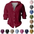thumbnail image 1 of RMGVDSD Boys Long Sleeve Hooded Shirts Casual Button Down Shirts Summer Breathable Solid Color Beach Shirt Tosp For Kids 10-11 Years, 1 of 5