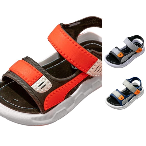 RMGVDSD Boys Sandals Open-Toe Summer Sports Sandals Outdoor Lightweight Children's Athletic Sandals Beach Shoes