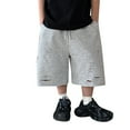 thumbnail image 1 of RMGVDSD Boys Summer Casual Shorts With Pockets Fashionable Versatile Lightweight Pull-On Hiking Shorts For Kids Daily Wear Leisure Trendy Jeans Pant For 4-5 Years, 1 of 6