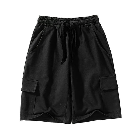 RMGVDSD Boys Summer Sweat Shorts Boy's Cargo Shorts Kids Casual Shorts Solid Color Fashion Beach Sports Shorts for 4-5 Years