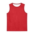 thumbnail image 1 of RMGVDSD Boys Tank Tops Quick Dry Athletic Basketball Undershirts Kids Solid Color Sleeveless Shirt Breathable Tank Top Casual Comfort Tee Shirts 7-8 Years, 1 of 6