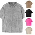 thumbnail image 1 of RMGVDSD Boys Tshirts Kids Oversized T Shirts Washed Short Sleeve Crewneck T-Shirts Solid Color Basic Tees Casual Summer Tops 4-5 Years, 1 of 4