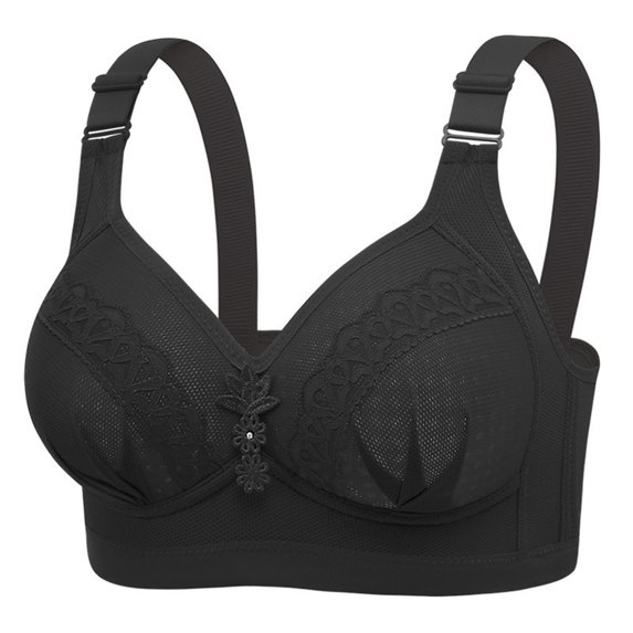 RMGVDSD Bralettes for Women Bra Women's Bra Comfortable Breathable Unrestrained Seamless No Underwire Sagging Support Bras Comfort Everyday Bra