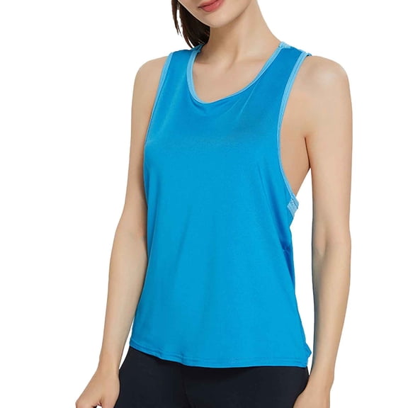 RMGVDSD Camisole Tops for Women Women's Sleeveless I Shaped Candy Colored Loose Breathable Running Yoga And Fitness Wear Workout Basic Gym Top