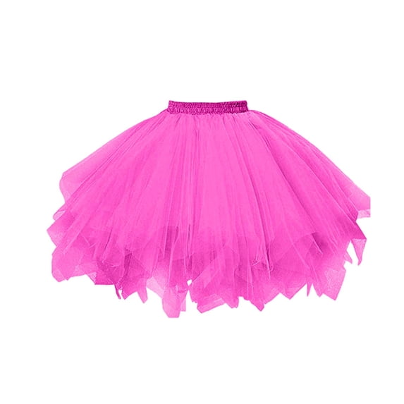 RMGVDSD Candy Color Tutu Skirt For Girls Performance Dance Ballet Layered Party Wear Tulle Fluffy Tutu Skirt Princess Pettiskirt Fashion 3-8 Years