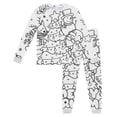 thumbnail image 1 of RMGVDSD Coloring Pajamas for Kids Christmas DIY Hand Painted Homewear Long Sleeve Colorable Pajama Sets for Boys Girls Soft Nightwear 2-3 Years, 1 of 3