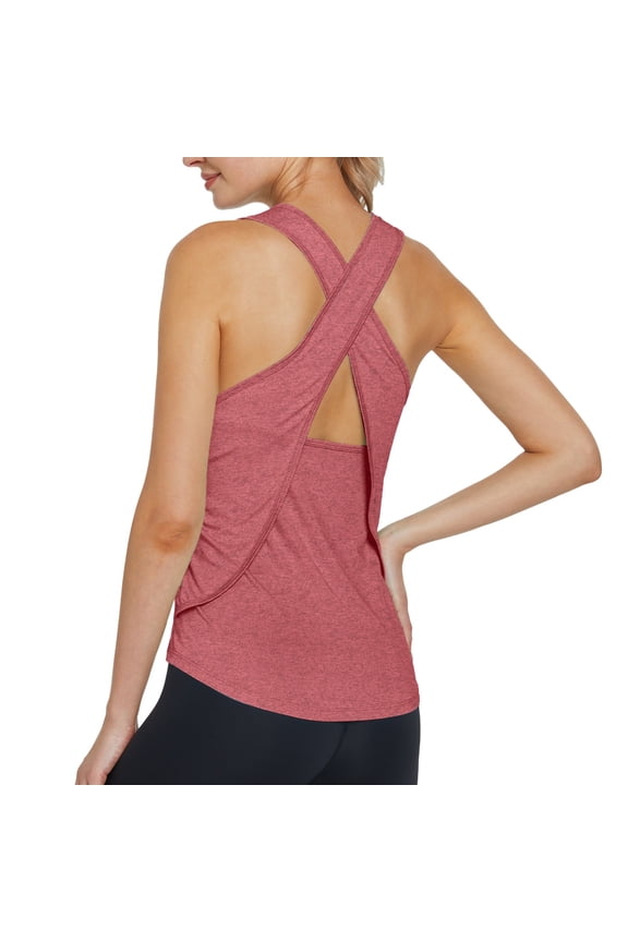 Comfort Womens Tank Tops Open Back Workout Top Backless Yoga Shirts Tie Back Workout Tank Activewear Shirts Exercise Yoga Tank Tops Loose Fit Basic Clothes
