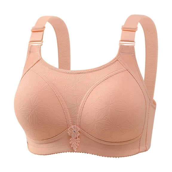 RMGVDSD Comfy Bras for Women Lace Push Up Comfort Breathable Bra Without Underwire Lingerie For Mom Everyday T-Shirt Bra