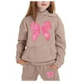thumbnail image 1 of RMGVDSD Cute Toddler Girls Sweatsuit Children's Sweat Suit Little&Big Boys Girls Long Sleeve Hoodie Pullover Tops Pants Kids Hoodie Set Stylish Girl Clothes Set, 1 of 4