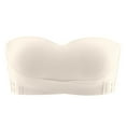 thumbnail image 1 of RMGVDSD Everyday Bra for Women Strapless Bras For Women Push Up Small Chest Bandeau Wedding Dress Straps Backless Bra Comfort Womens Bralettes, 1 of 2