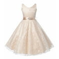 thumbnail image 1 of RMGVDSD Girl's Dress Sleeveless Fluffy Tulle Princess Dresses Elegant Birthday Party Gown Kids Wedding Pageant Flower Girl Dress Stylish Sundress, 1 of 6