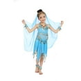 thumbnail image 1 of RMGVDSD Girls Belly Dance Top Skirt Set Belly Dance Clothes Kids Belly Dancing Dance Clothes Kids Party Performance Sets One Size(4-17Years), 1 of 3