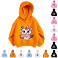 thumbnail image 1 of RMGVDSD Girls Casual Graphic Hoodie Pullover Hooded Sweatshirt Cute Long Sleeve Tops Lightweight Kids Hoodies Sweatshirts Fall Clothes Fashionable Top 8-9 Years, 1 of 4